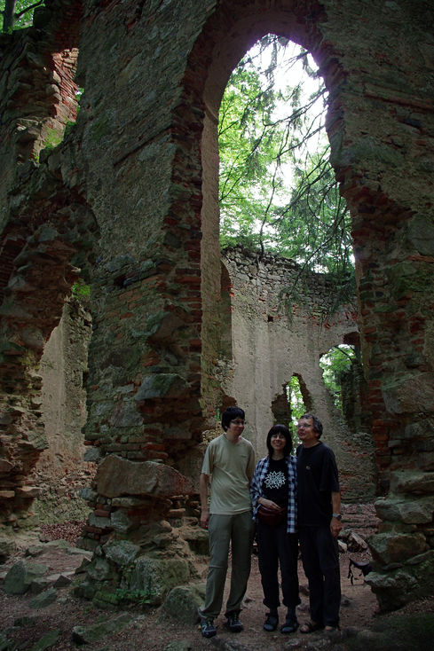 U kostela na malm Blanku