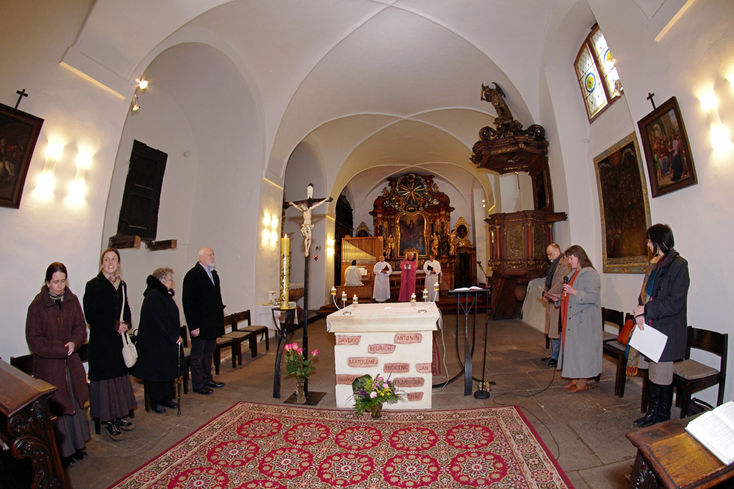 V kapli sv. Michala se tercii seli k bohoslub