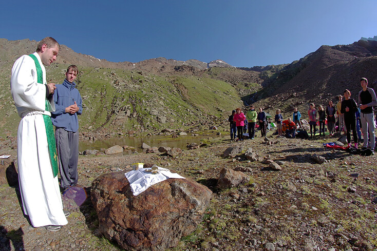 Bohoslužba v horách