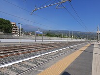 Odejzd vlakem od Etny