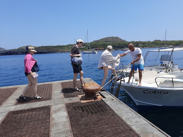 Nastupujem do loďky