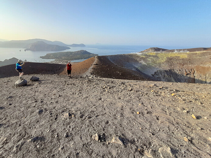 Focení Františka u káteru