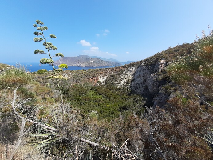 Kráter Vulcanelo a Lipari