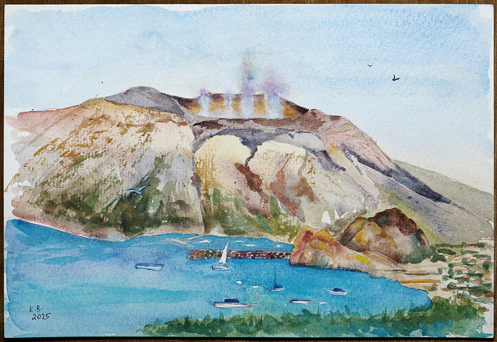 Obrázek Vulcano s přístavem