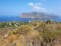 Pohled z Vulcanelo na Lipari