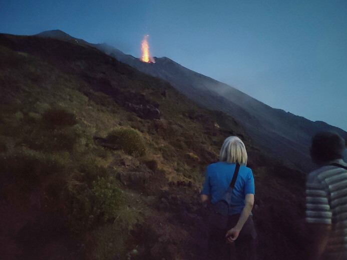 Pozorujeme výbuch Sromboli