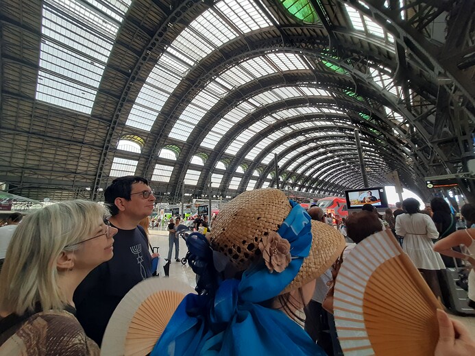 Čekání na vlak do Curychu