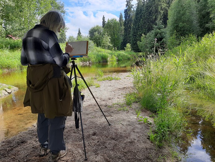 Malování Studené Vltavy