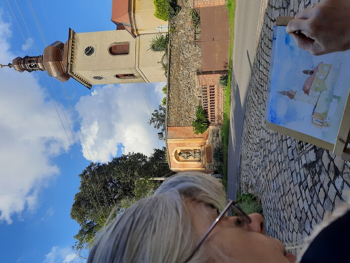 Malování kostela v Tursku