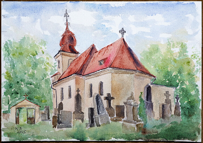 Obrázek kostela v Noutonicích