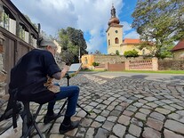 Malování kostela v Tursku