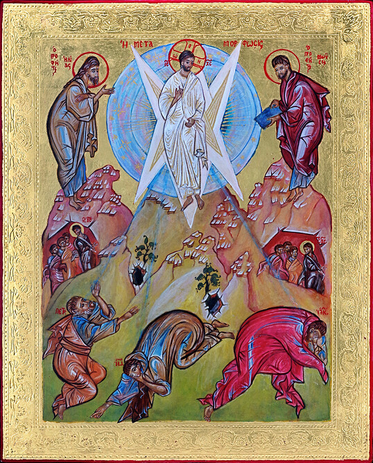 Proměnění Páně 35x44cm