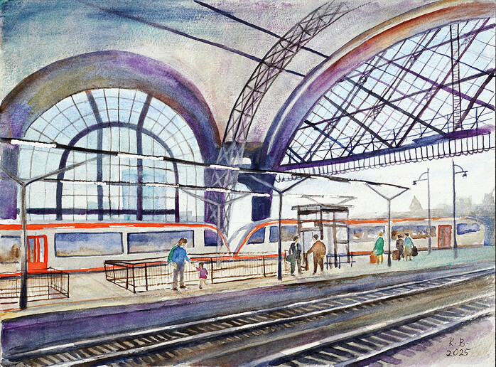 Nádraží v Drážďanech