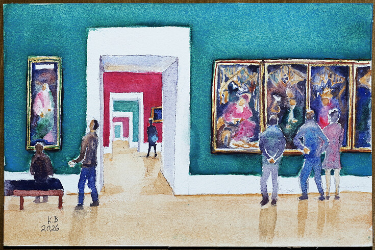 Mnichov v galerii Alte Pinakotheka