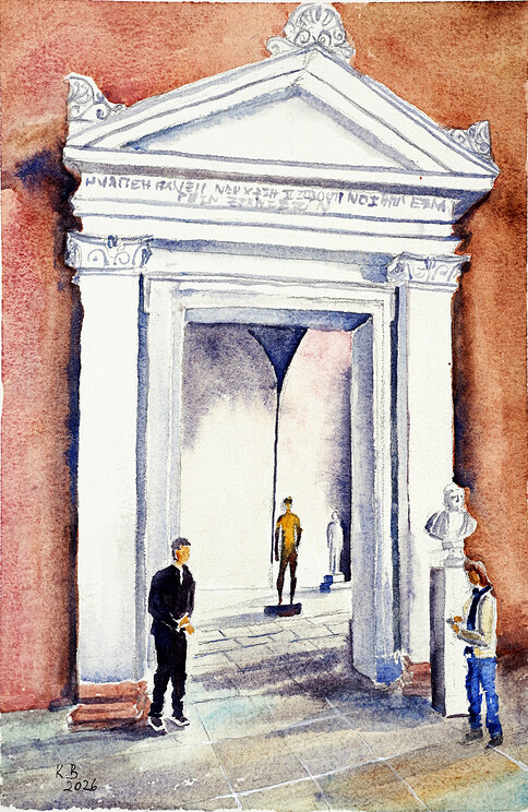 Mnichov v muzeu Glyptotheka