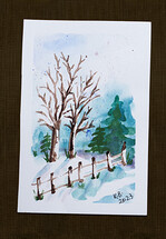 Zimní stromy 5