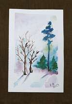 Zimní stromy 3