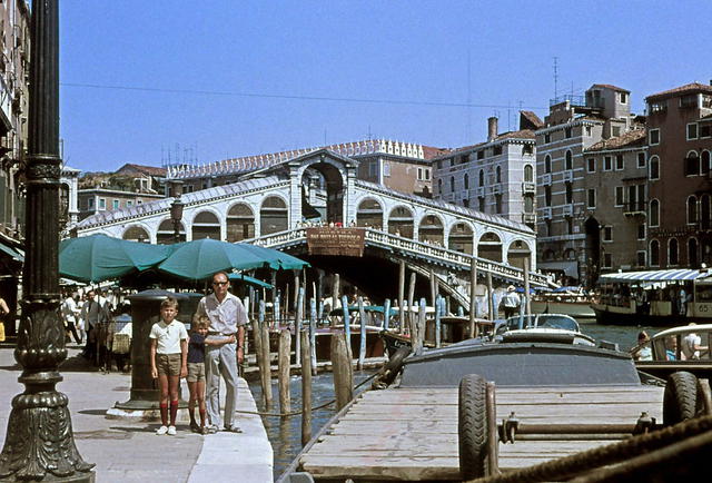 19.8.69 Bentky - canal Grande - ponte Rialto