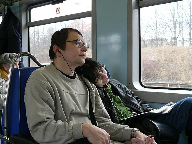 Ve vlaku