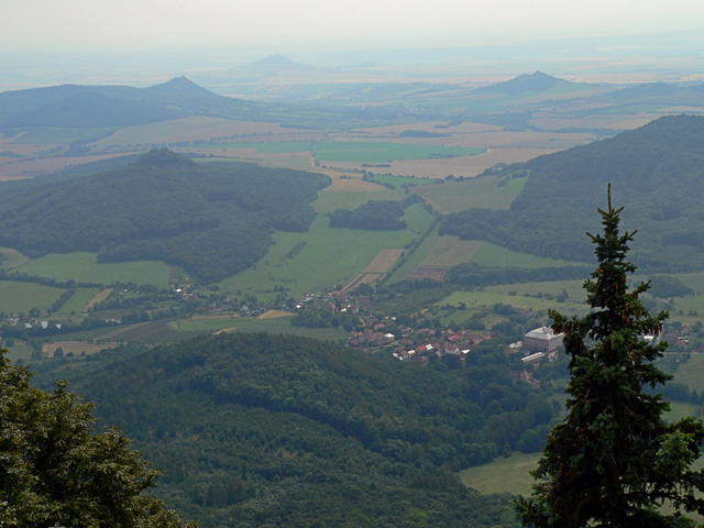 Pohled z rozhledny