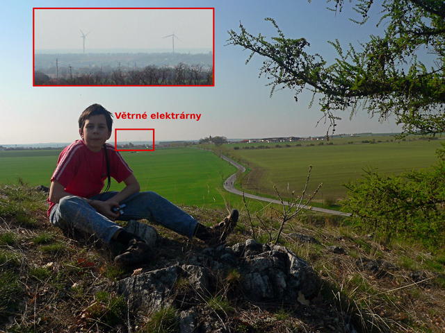 Pohled na vtrn elektrrny z Plep