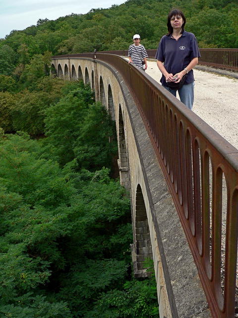 On the viaduct