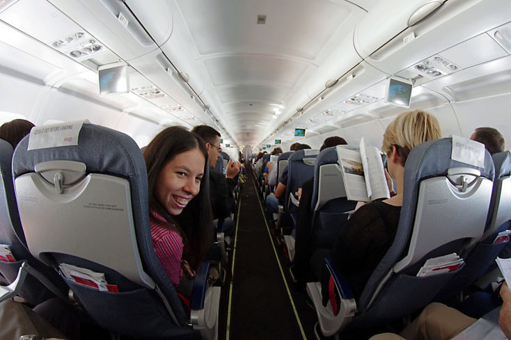 In the plane