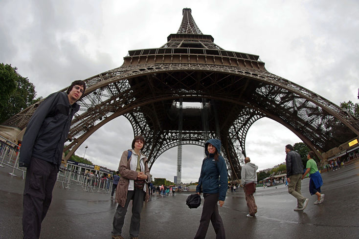 Under the Eiffel Tower