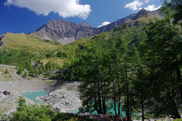 U jezrek Lago di Miage