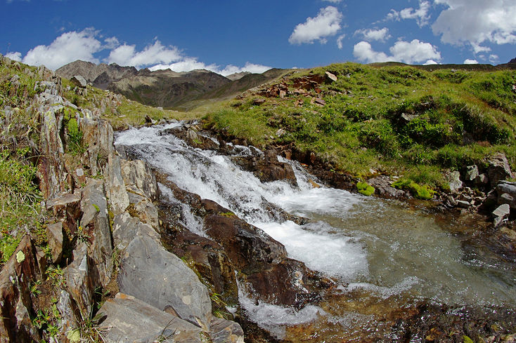 Potok u tábořiště