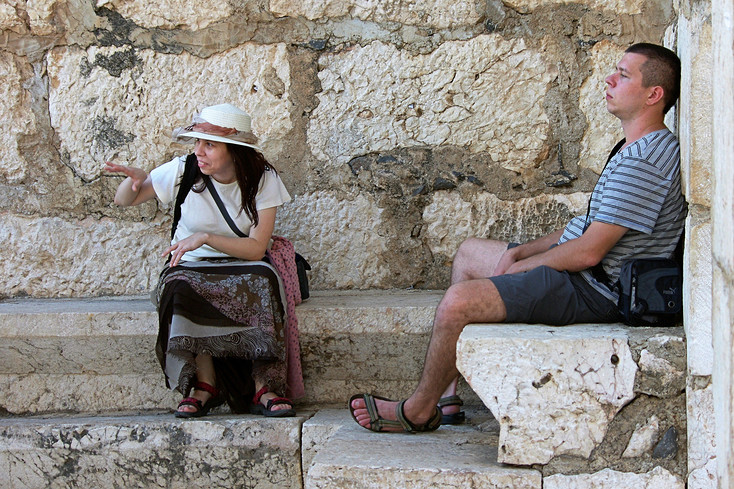 V synagoze v Kafarnaum