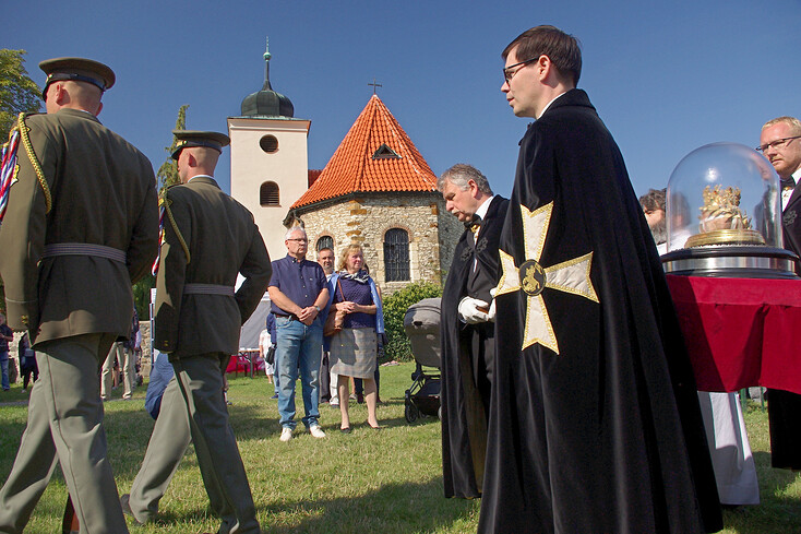 Lebka sv. Ludmily pochoduje zpět