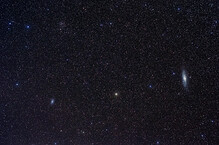 Galaxie M 31 a M 33
