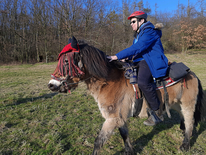  František na koni