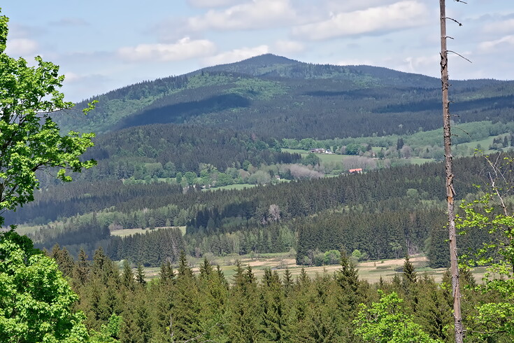 Výhled na Boubín