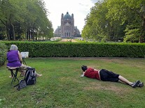 Malování baziliky Sacré-Cœur