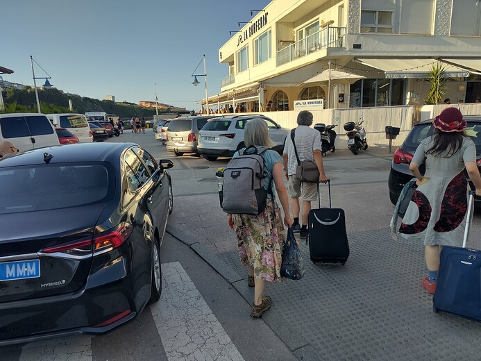 Příjezd Uberem do Suances