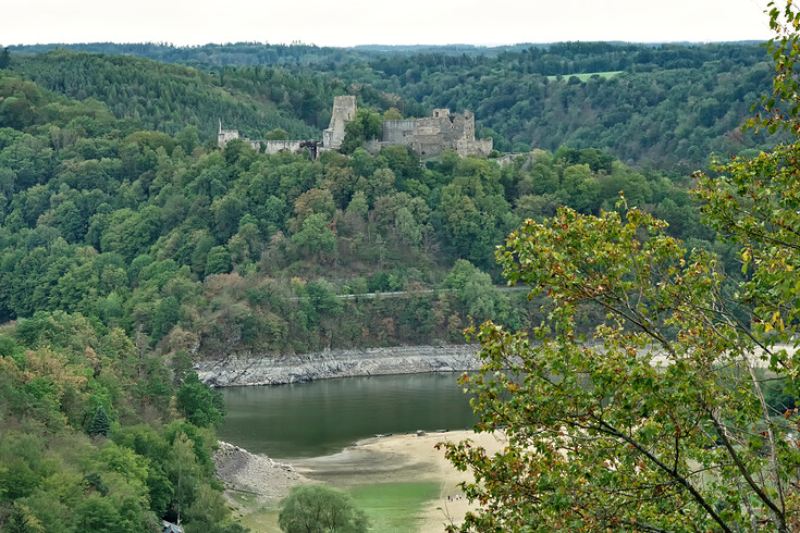 Výhled na Cornštejn